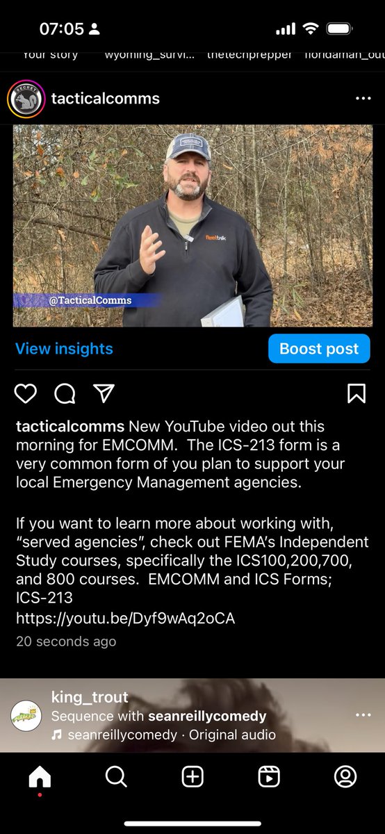 New YouTube out for EMCOMM using the ICS-213 Form.  Check it out and learn more about working with served agencies.  EMCOMM and ICS Forms; ICS-213
youtu.be/Dyf9wAq2oCA