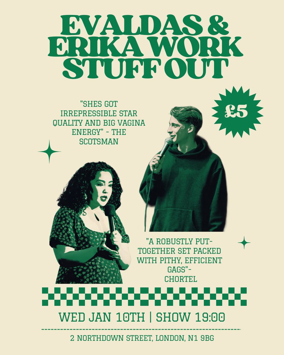 erika (@erikaehler) on Twitter photo ๐จNEXT WEDNESDAY๐จ
<a href="/2Northdown/">2Northdown</a> 7pm <a href="/EvaldasKarosas/">Evaldas Karosas</a> and I try out some stuff and say things we may never say again ๐๐๐
๐๏ธ: tickettext.co.uk/RxtPyaY8ma ๐จNEXT WEDNESDAY๐จ
<a href="/2Northdown/">2Northdown</a> 7pm <a href="/EvaldasKarosas/">Evaldas Karosas</a> and I try out some stuff and say things we may never say again ๐๐๐
๐๏ธ: tickettext.co.uk/RxtPyaY8ma