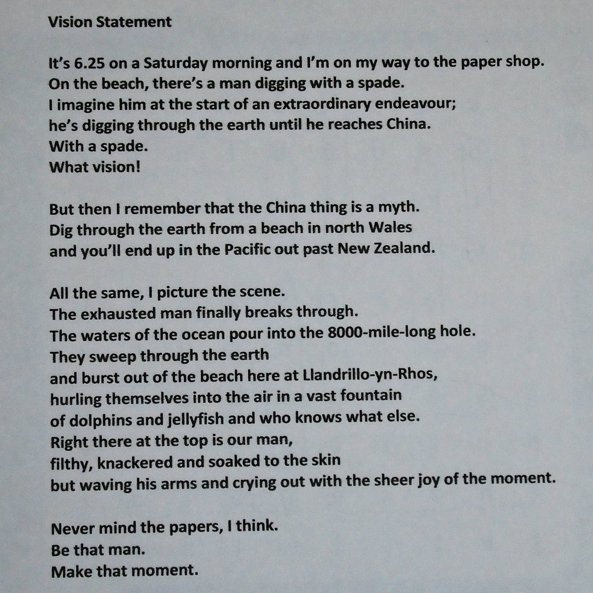 ewanandsmith's tweet image. #poem #poetry #visionstatement