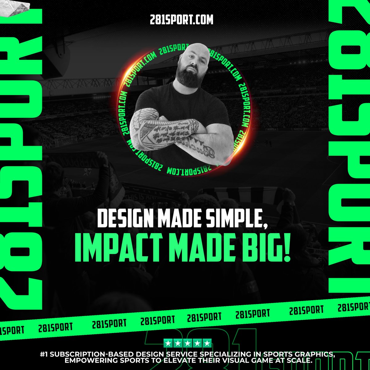 Design made simple, impact made big. Subscribe, submit, and soar with 281sport.com. #DesignSimplified