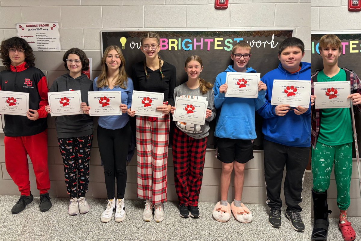 Laura Johns (@ljohnsbgcs) on Twitter photo Congrats to our Students of the (2nd) Quarter! We are proud of you and thankful for all you add to our team!
<a href="/Pasley_BGMS/">Mrs. Pasley</a> <a href="/mheadleyBG/">Marshal Headley</a> <a href="/StrataAmy/">Amy Strata</a> <a href="/ERadabaughBGCS/">Eric Radabaugh</a> Congrats to our Students of the (2nd) Quarter! We are proud of you and thankful for all you add to our team!
<a href="/Pasley_BGMS/">Mrs. Pasley</a> <a href="/mheadleyBG/">Marshal Headley</a> <a href="/StrataAmy/">Amy Strata</a> <a href="/ERadabaughBGCS/">Eric Radabaugh</a>