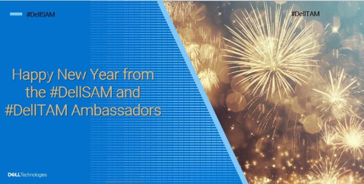 #DellSam and #DellTam Ambassadors wish you and your loved ones a healthy, fulfilling, successful and blessed sustainable New Year. 
#iwork4dell