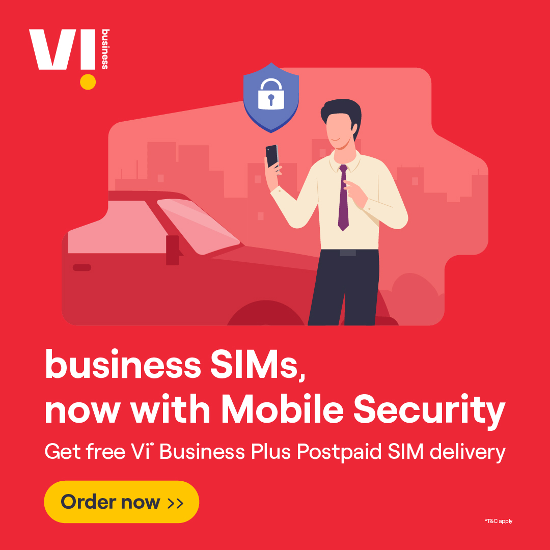 ViBusinessIndia's tweet image. Safeguard business transactions against malware &amp;amp; other frauds with Mobile Security on Vi Business Plus Postpaid plans. Explore plans: rb.gy/b0wazq

#PostpaidPlan #DataPooling #LocationTracking #MobileSecurity #ReadyForNext
