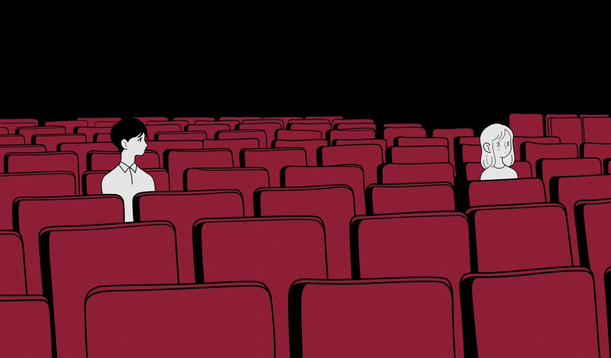 klarogiraffe's tweet photo. Cinema for two. https://t.co/FdtS0Sugek