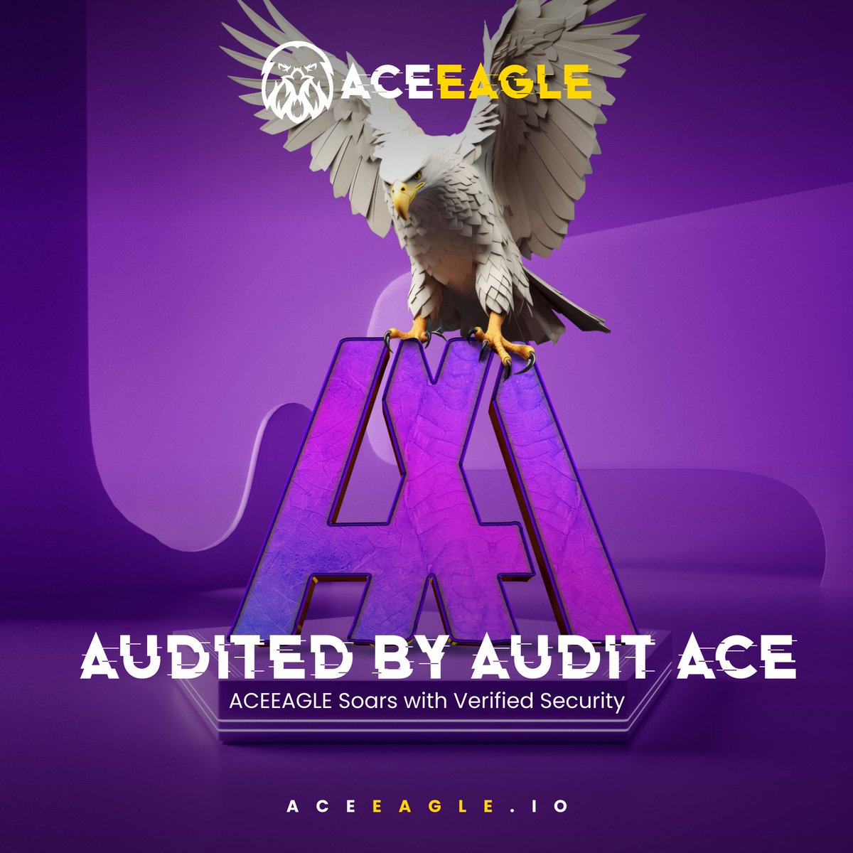 🛡️ ACEEAGLE's Smart Contract is fully audited by
<a href="/auditace_/">Audit Ace</a> ! 

Our commitment to security is paramount.
t.ly/zafjO 

#ACEEAGLE #EthicalDeFi #ImminentLaunch  🦅