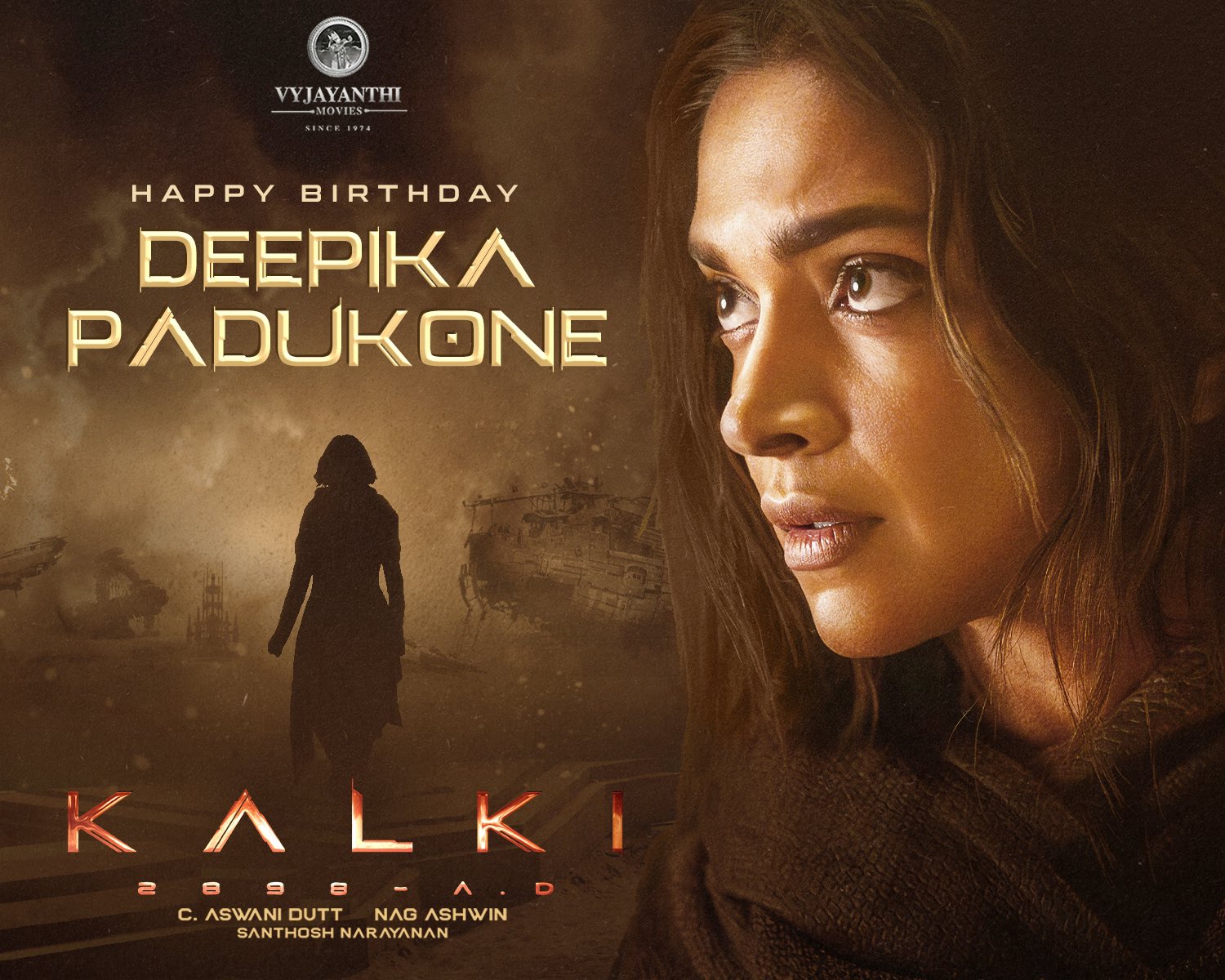Poster release from Prabhas Kalki movie on the occasion of Deepika Padukone birthday