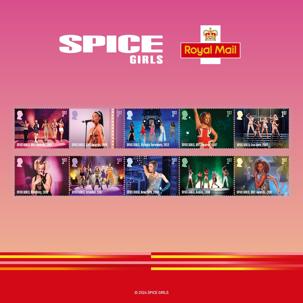 RoyalMail's tweet photo. You 'Wannabe' first in line for our fantastic new Spice Girls Stamps! 🛍️ https://t.co/pAfKoXIB7v

Commemorate the legendary girl group's 30th anniversary with our exclusive Stamps &amp; Collectibles. https://t.co/O2deRT245L
