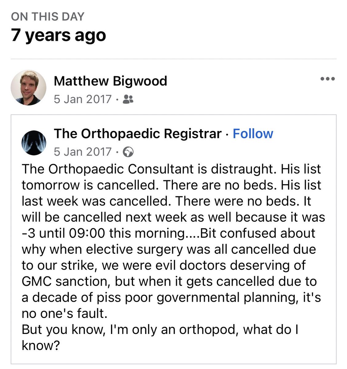 MJTB1987's tweet image. Note the date of this FB post…