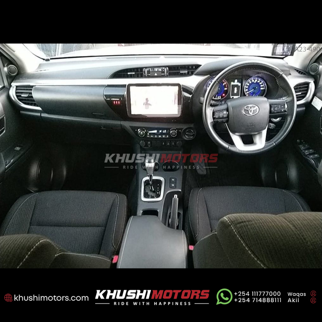 𝗡𝗮𝘃𝗶𝗴𝗮𝘁𝗲 𝘄𝗶𝘁𝗵 𝗖𝗼𝗻𝗳𝗶𝗱𝗲𝗻𝗰𝗲 - 𝗧𝗼𝘆𝗼𝘁𝗮 𝗛𝗶𝗹𝘂𝘅
✔️Stock No: A23-490
✔️Body Type: Pickup
✔️Make: Toyota
✔️Model: HILUX
📲Mr. Waqas: +254 111777000
📲Mr. Akil: +254 714 888111

#Toyota #HILUX #cars #auto #kenya #KhushiMotorskenya