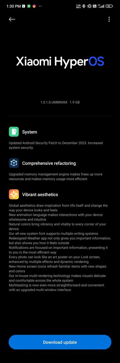 #XiaomiHyperOS for #Xiaomi13Pro is rolled out for all users today🤩. I will update you about it on my #Xiaomi13Pro as soon as I get it , definitely excited 💯