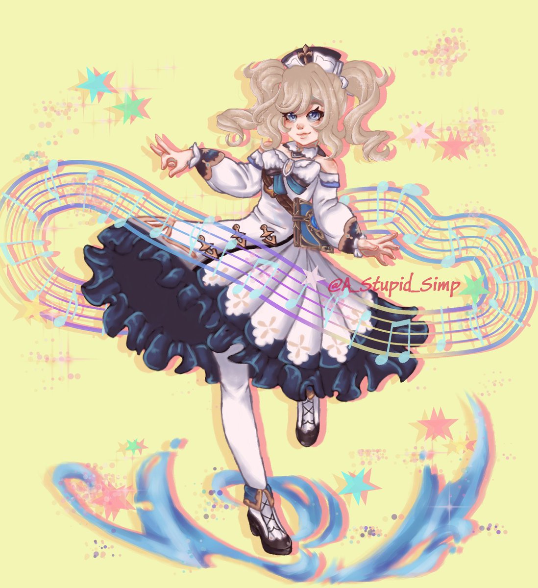 A_Stupid_Simp's tweet photo. Barbara is here :)💕🎶
#GenshinImpact #genshinimpactfanart https://t.co/wtRuQ5IaAu