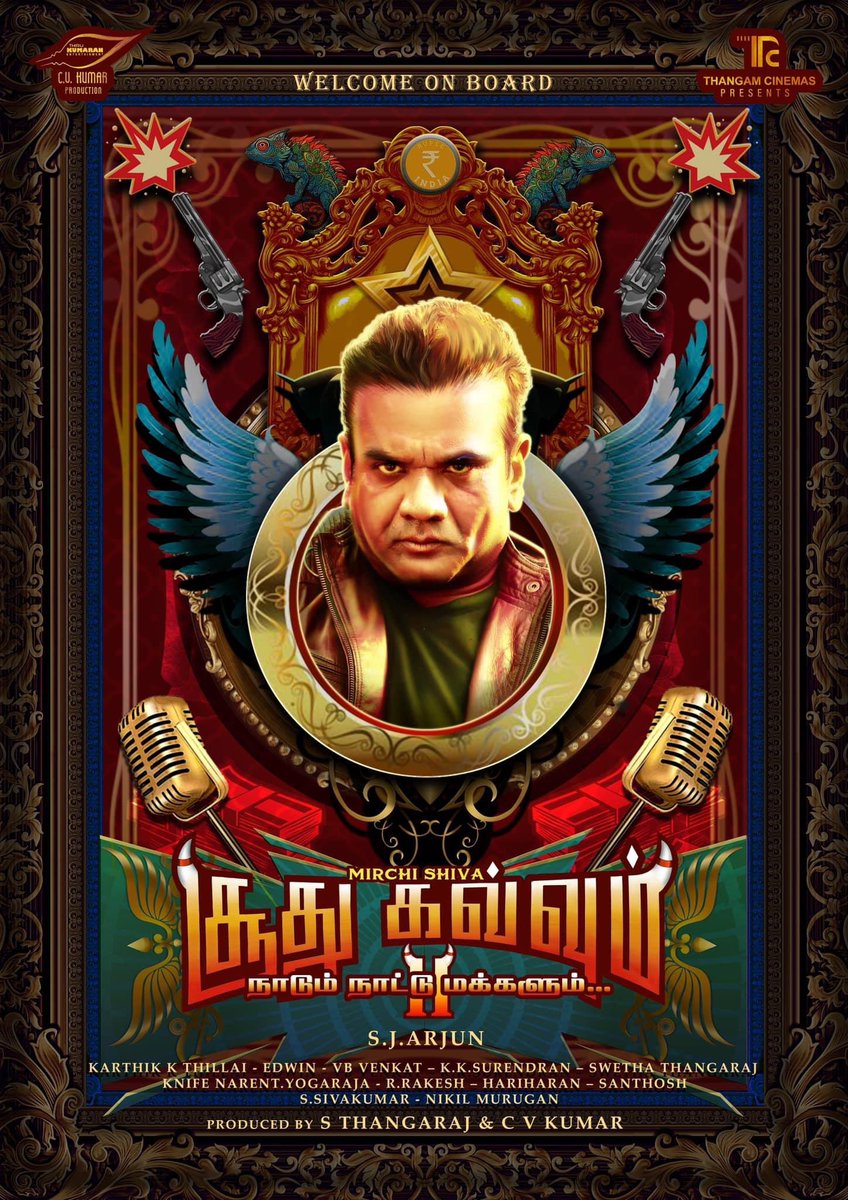 KARATE KARRTHI (@karatekarrthi) on Twitter photo #Yogjappie #Aruldoss #kalki #Harisha #RameshThilak
<a href="/SJ/">Scott Jones</a> Arjun Directorial
Produced by <a href="/icvkumar/">C V Kumar</a> @ThangaRaj @YogaRaja
@actorshivaofficial #Karunakaran <a href="/karatekarrthi/">KARATE KARRTHI</a> @thirukumaranentertainment @karthikthillai_dop @Yoga Raja <a href="/venkatbalajis/">venkat #vB</a> #Edwin @Swetha Thangaraj <a href="/onlynikil/">Nikil Murukan</a> #Yogjappie #Aruldoss #kalki #Harisha #RameshThilak
<a href="/SJ/">Scott Jones</a> Arjun Directorial
Produced by <a href="/icvkumar/">C V Kumar</a> @ThangaRaj @YogaRaja
@actorshivaofficial #Karunakaran <a href="/karatekarrthi/">KARATE KARRTHI</a> @thirukumaranentertainment @karthikthillai_dop @Yoga Raja <a href="/venkatbalajis/">venkat #vB</a> #Edwin @Swetha Thangaraj <a href="/onlynikil/">Nikil Murukan</a>