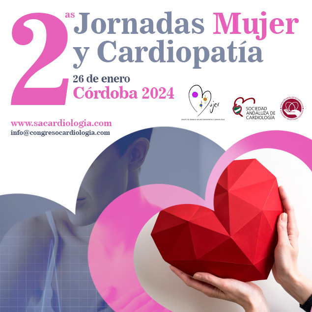 SACardiologia's tweet photo. 📢2AS JORNADAS MUJER Y CARDIOPATÍAS 26 de Enero 2024, Córdoba.  

✍️Recuerda registrarte.  Falta muy poco y contamos contigo💪
👇
https://t.co/oI6XKMaknz

#mujerycardiopatia
@secardiologia https://t.co/uDKckgKqyW