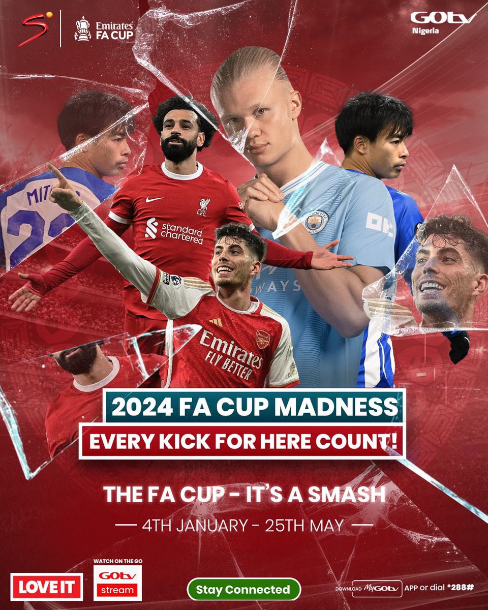GOtvNg's tweet image. Stream every moment of the FA Cup with the GOtv stream app
#GOtvStream #FeelsGoodToFootball #FACup
