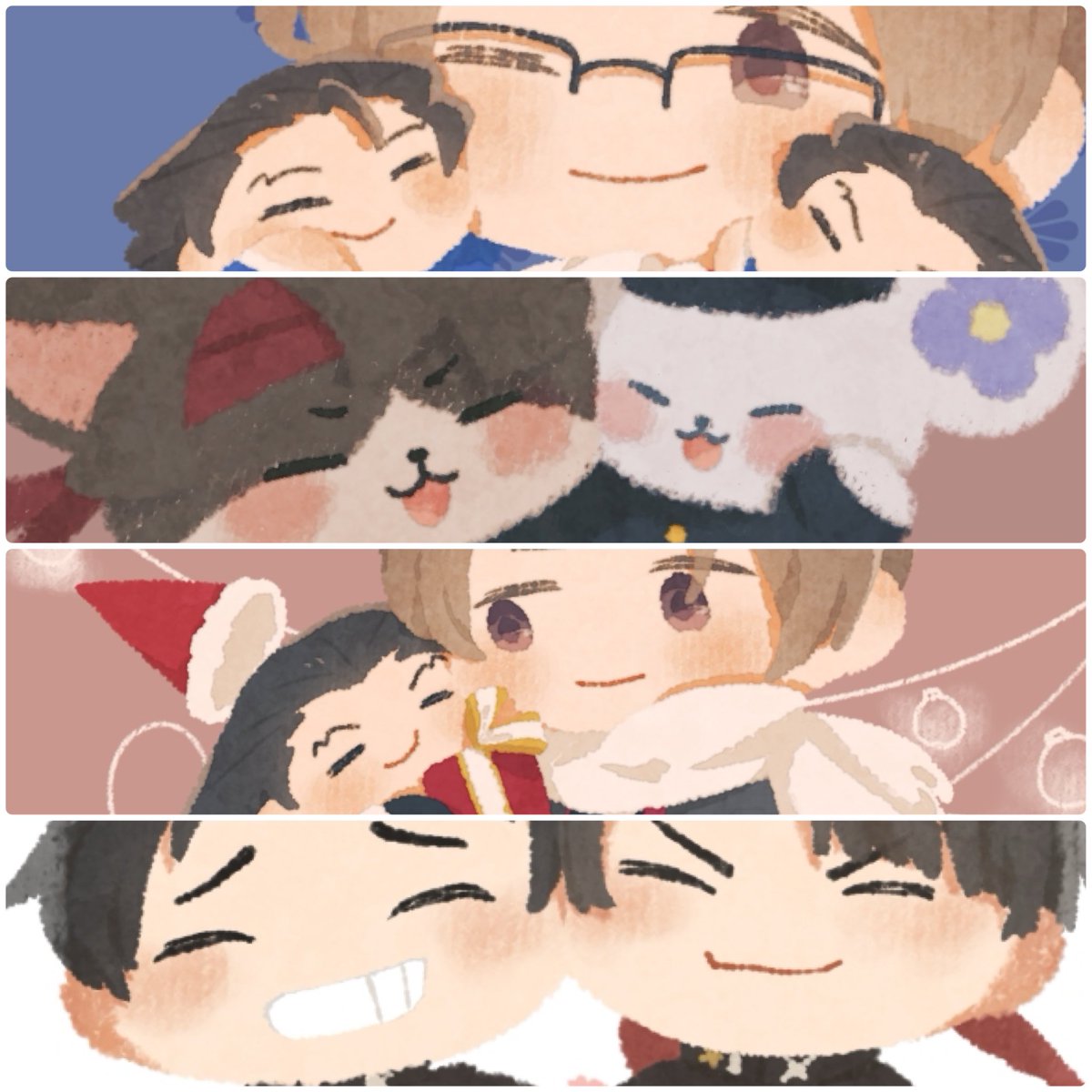 ほっぺむちゅーっとさせるのが好きやねん。