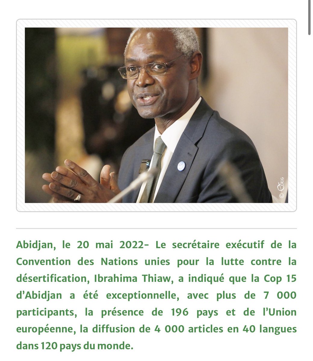 En 2022 : 
La quinzième Conférence des parties (COP15) de la Convention des Nations unies sur la lutte contre la désertification s’est tenue à Abidjan, en Côte d'Ivoire, du 9 au 20 mai 2022. 

7000 participants. Combien ont demandé le visa ? Ont-ils tous payé à l’arrivée ?