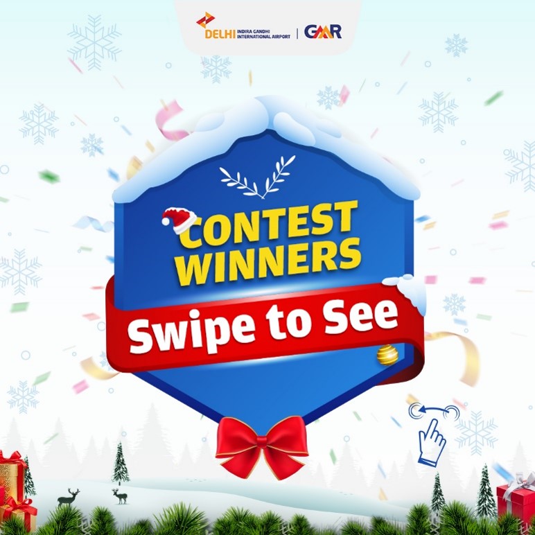 DelhiAirport's tweet photo. Congratulations to the winners of #TheHiddenSanta contest by #DelhiAirport!

To claim your reward, DM us your full name, phone no. and email from your winning social handle.

Stay connected with us for more such exciting activities and content. Keep participating, keep winning! https://t.co/kIkpFGcf5r