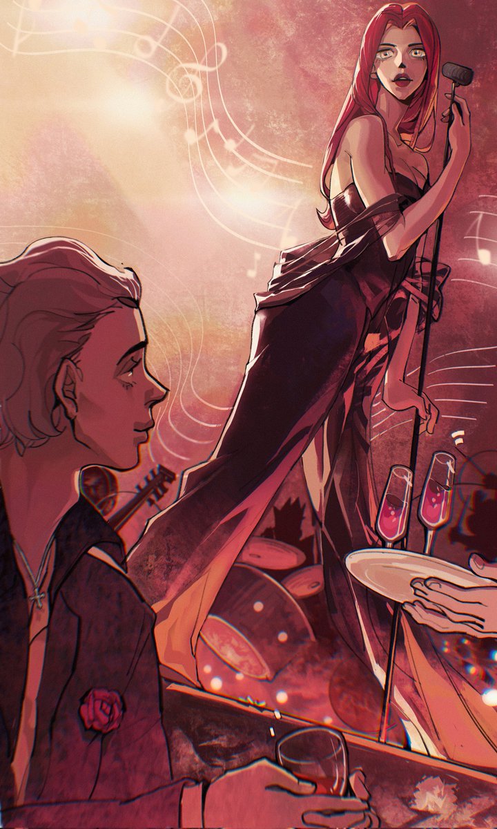 AntivanWasabi's tweet photo. 🎶If you are true to me，
so remember when you tell those little white lies，
that the night has a thousand eyes🎶
（commission）
#redembracehollywood #Heath
#reh #killhollywood #argentgames https://t.co/YptHWcCTzW