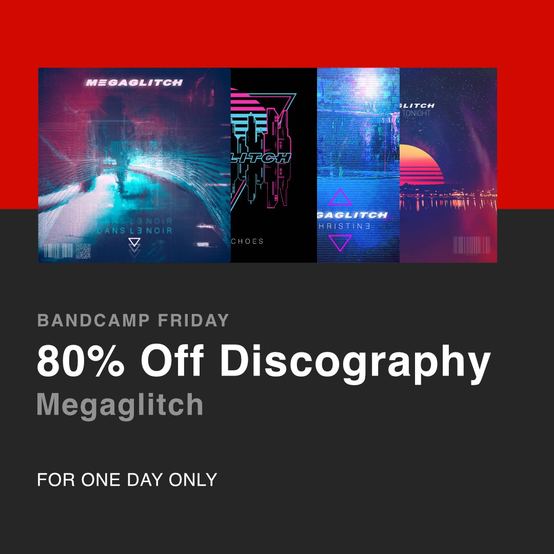 It's #bandcampfriday is it not? 🎹 Here's 80% off my full discography!  megaglitch.bandcamp.com