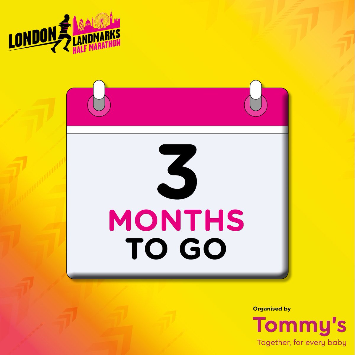 LLHalf's tweet photo. It's just 3 months to go until the 2024 London Landmarks Half Marathon!
Have you started your training yet?
#LLHM #HalfMarathon #London #RaceDayCountdown https://t.co/T5zr5NMmix