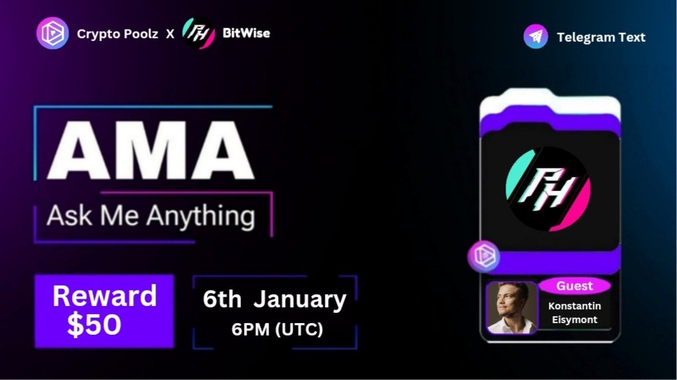 Crypto__Poolz's tweet photo. 🚀Get ready for the Next #CryptoPoolz Text   AMA With #ProjectHive 

🎁Prize: $50 USDT 
📆Date: January 6, 6 PM ( UTC)
🏨 Venue: https://t.co/l2oL1baPfl

〽️ Rules:

1️⃣. Follow 
@Crypto__Poolz
@Project_Hive_io
2️⃣. Like Retweet &amp; Comment Your Questions &amp; Tag 3 friends! https://t.co/lVR6bpDwaE