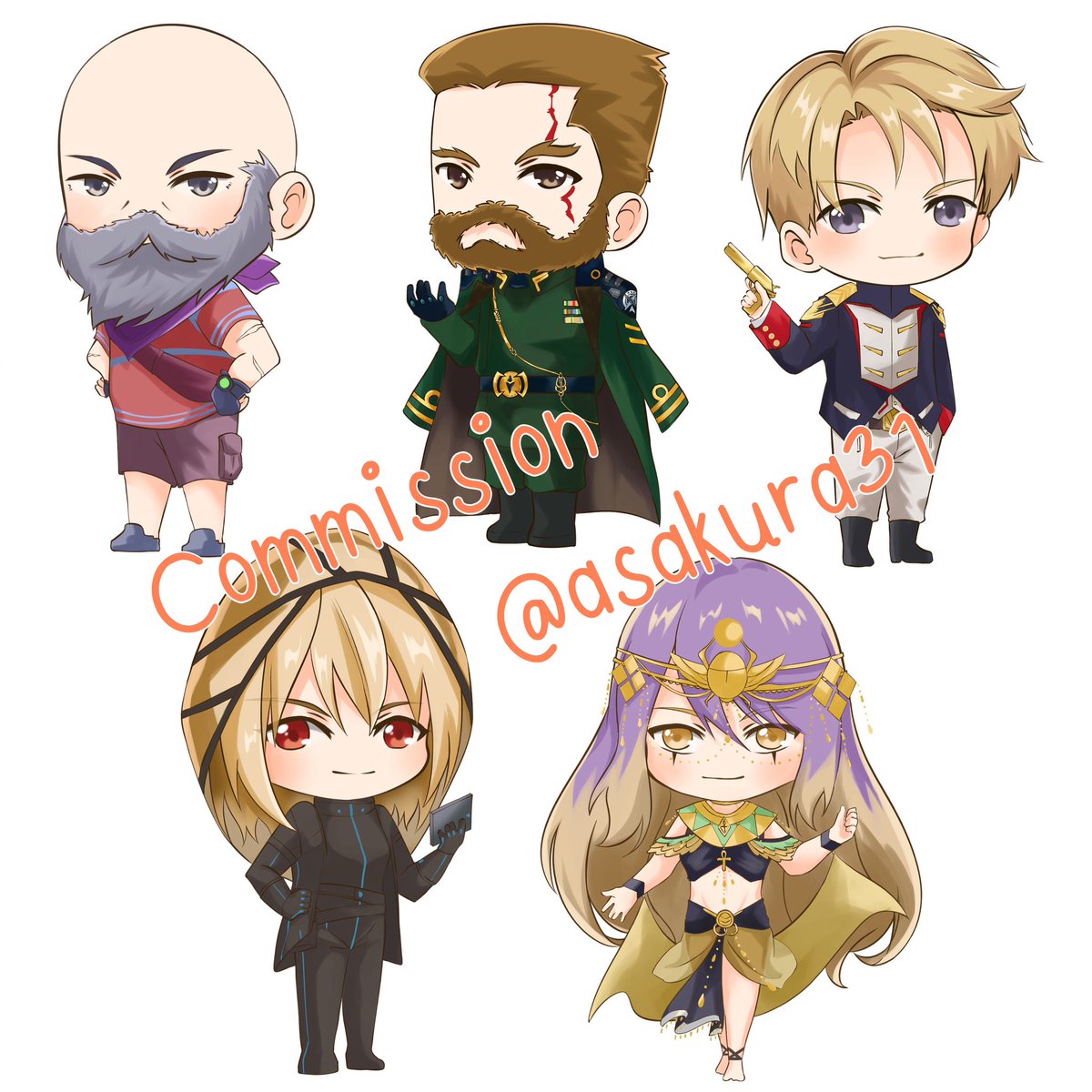 asakura31's tweet photo. งานคอมมิชตัวละครจากเกม ไม่ง่ายเลยจริงๆ แต่สนุกมาก #cmsAsakura https://t.co/KNRccROhyk