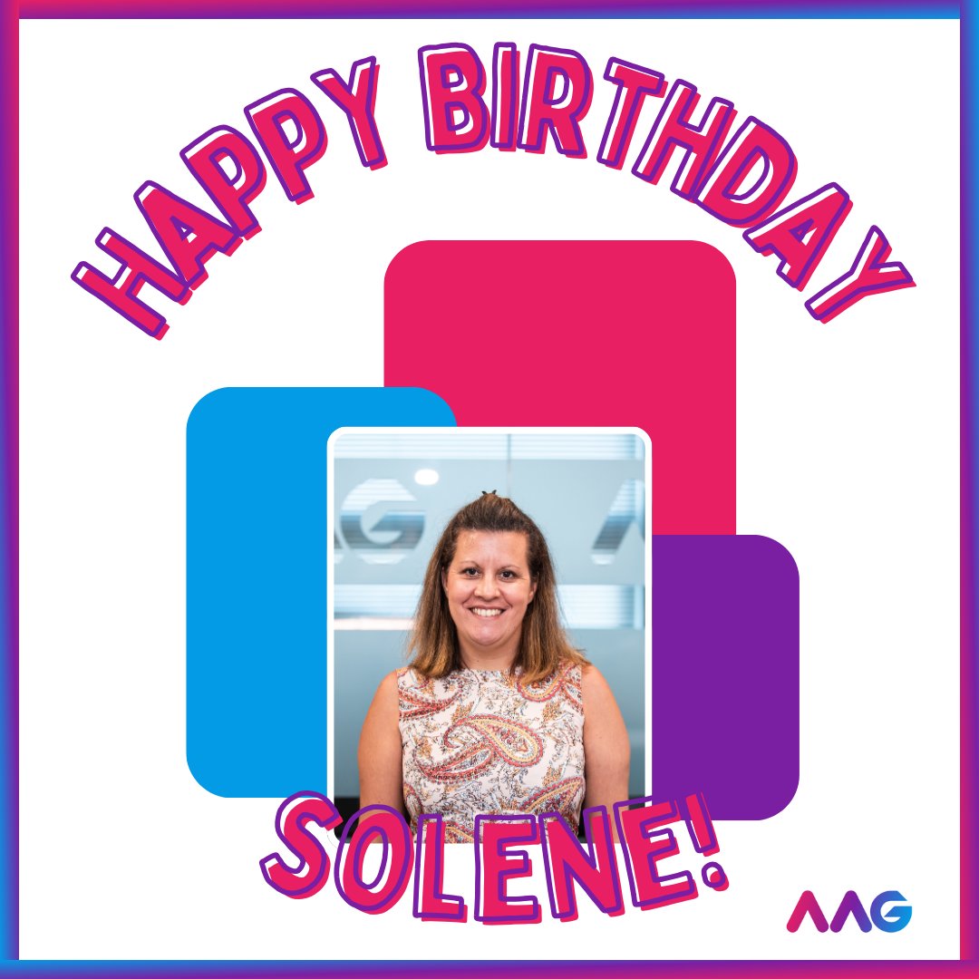 AAG_IT's tweet photo. Wishing Solene the happiest of Birthdays!🎉🎈 https://t.co/U4vAsZgaDx
