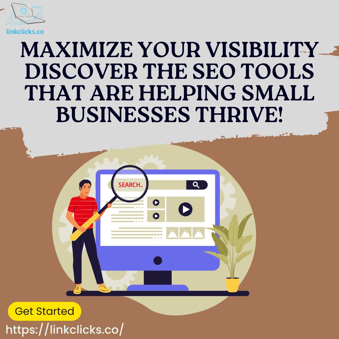 computergeek_69's tweet image. 🚀 **Maximize Your Visibility: Discover the SEO Tools That Are Helping Small Businesses Thrive!**
Are you ready to take your small business to the next level? 🌟 Say hello to increased online presence and goodbye to obscurity with #LinkClicks! Our cutting-edge SEO tools are the