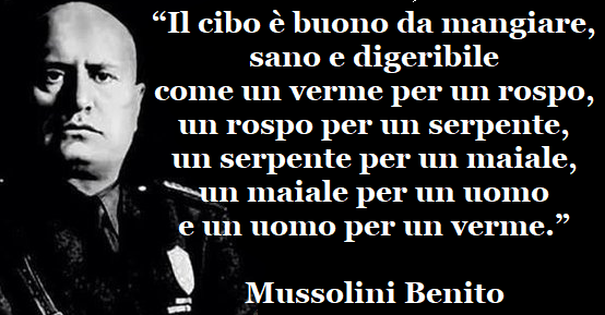 dalfacismoaoggi's tweet photo. #BenitoMussolini #citazioni #frasi #fascismo #destrasociale #mangiaresano #patriottismo #verme #rospo #maiale #cibobuono #frasiecitazionidalfascismoalladestrasociale https://t.co/oRD16ZbkjY