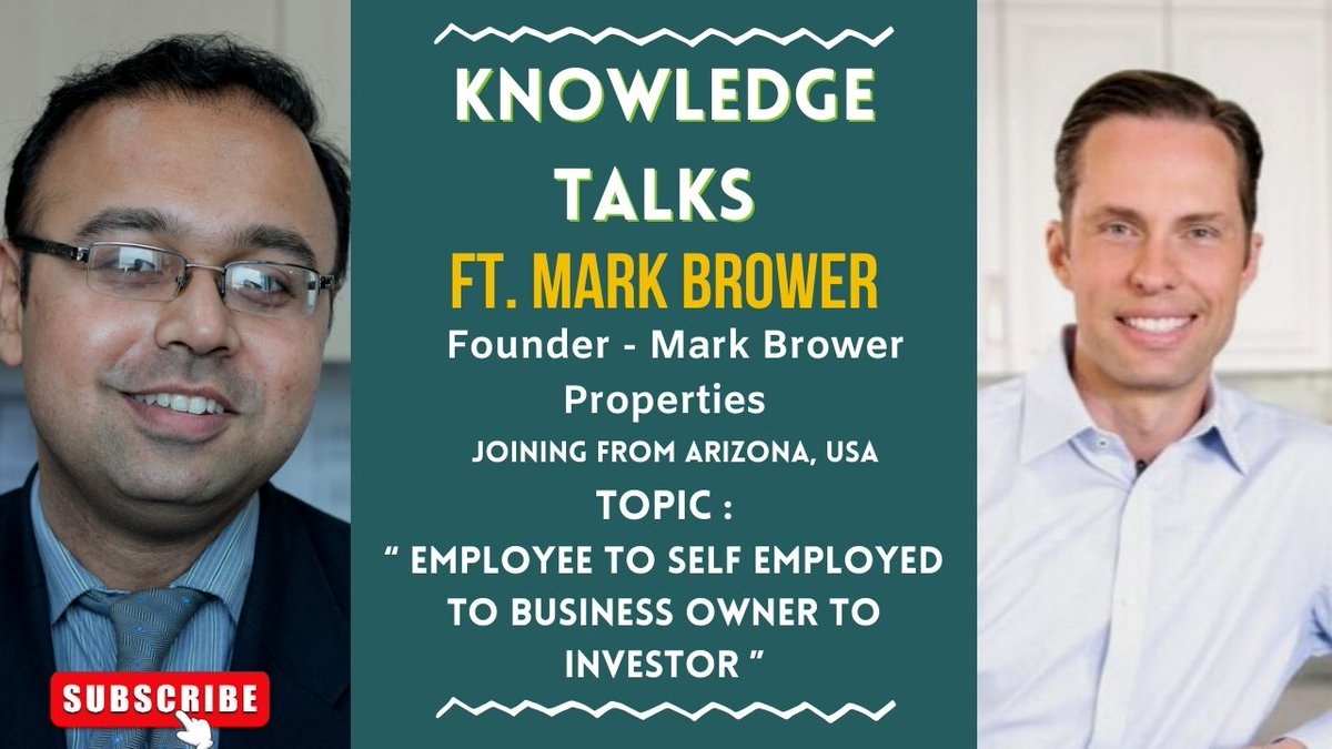 abhisheksengupt's tweet photo. #KnowledgeTalks With @MarkBrower14 
Stay tuned... https://t.co/QSS6FbfJY2