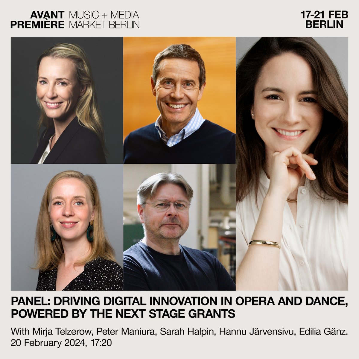 IMZ International Music + Media Centre (@imzmedia) on Twitter photo Join us for a discussion on the impact of transformative digital innovation in opera and dance, moderated by <a href="/FEDORA_Platform/">FEDORA Platform</a> Director <a href="/EdiliaGaenz/">Edilia Gänz</a>, and gain insights from innovators and Next Stage Grants recipients.
📅 20 February 2024, 17:20
🔗 bit.ly/ap24-innovatio…
#AP24 Join us for a discussion on the impact of transformative digital innovation in opera and dance, moderated by <a href="/FEDORA_Platform/">FEDORA Platform</a> Director <a href="/EdiliaGaenz/">Edilia Gänz</a>, and gain insights from innovators and Next Stage Grants recipients.
📅 20 February 2024, 17:20
🔗 bit.ly/ap24-innovatio…
#AP24