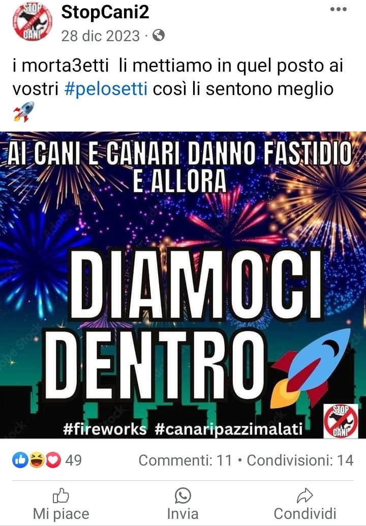 nebbianelsole's tweet photo. Fatevi un giro su questa pagina di Facebook.....poi ditemi che non sarebbero da seppellire vivi cosparsi di miele https://t.co/rtsX9UI6I3