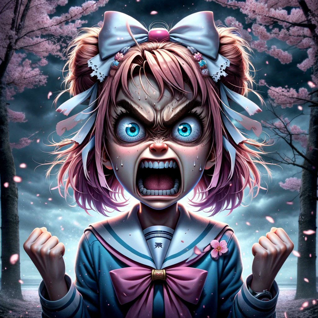silver60198's tweet photo. Use ChatGTP to make a kawaii angry girl https://t.co/DB8hRLiliL