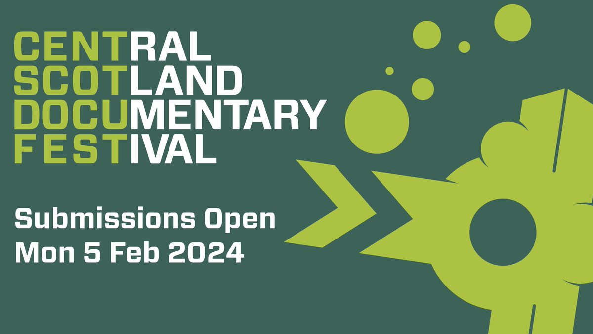 CSDocuFest's tweet image. ANNOUNCEMENT: One month from today, submissions open for the 2024 edition of the Central Scotland Documentary Festival which will take place Thu 31 Oct - Mon 4 Nov 2024. More info: shorturl.at/knosU #CSDF2024