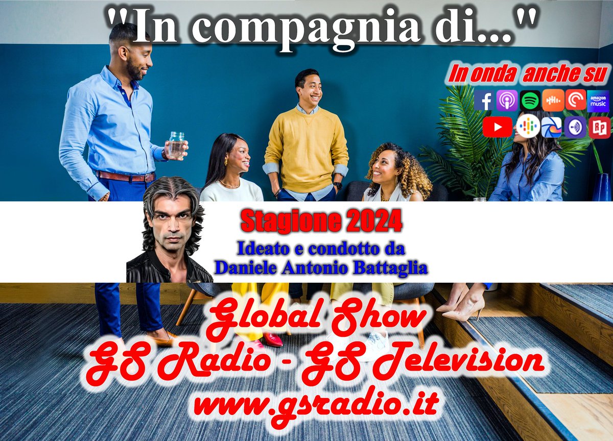 GlobalShowGSRa1's tweet photo. Prossimamente 

#radiospeaker #podcast #gsradio #rugantino7 #danielebattaglia #danieleantoniobattaglia  #radiohost #podcastlovers #podcasts #podcasting #incompagnia #radioshow #interviste #recitazione #arte #spettacolo #canto #danza https://t.co/VlAcIu2pwp