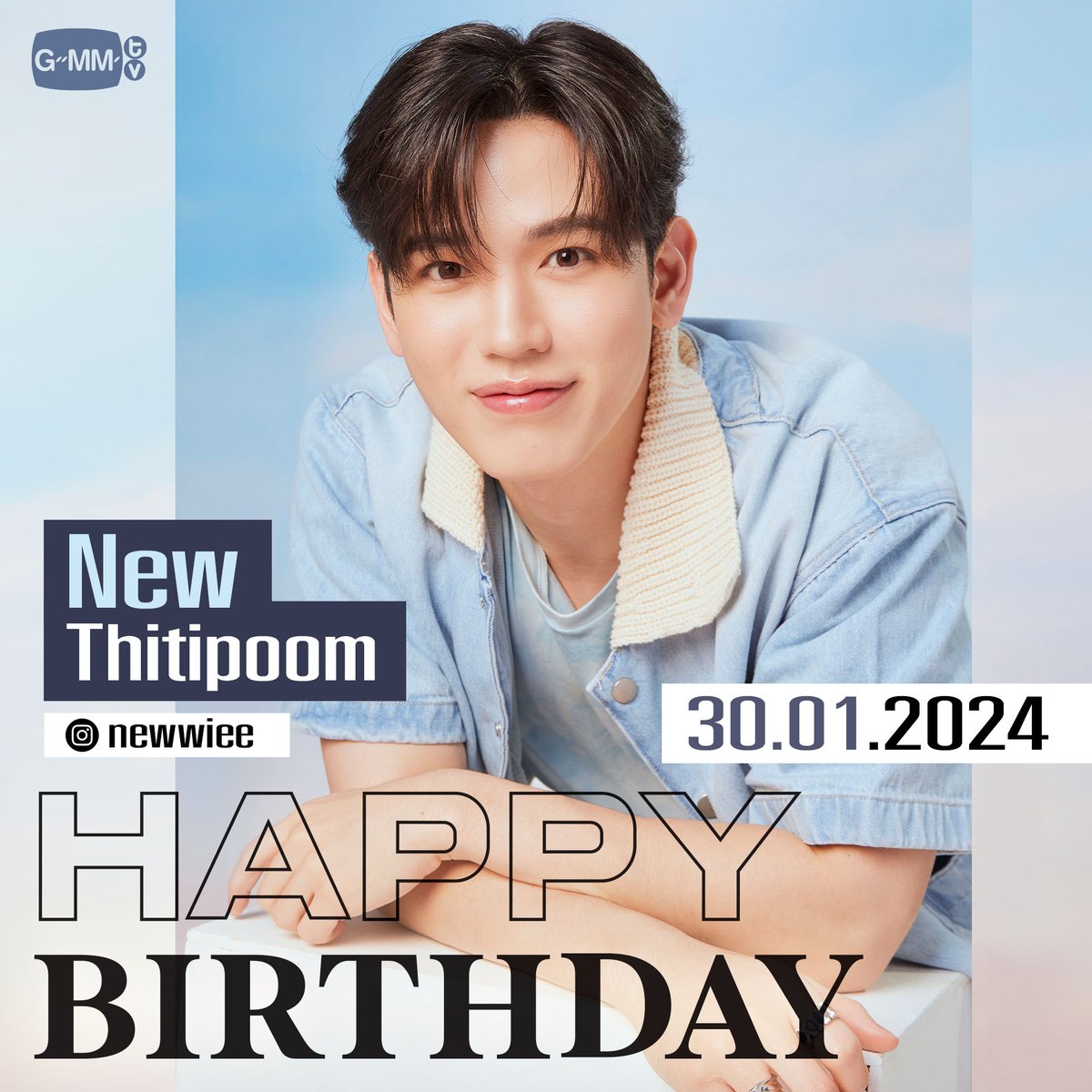 Happy Birthday to New 🐻‍❄️💙
<a href="/new_thitipoom/">Newwiee</a>

#GMMTV