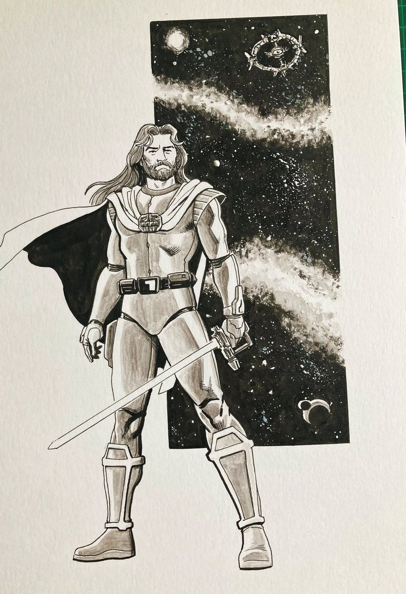 UniversComics's tweet photo. Tout le monde se souvient de #ulysses31 ?
Sketch de #PatrickGoddard
#ulysse31 #manga #bd #dessinanimé #comics #comicbookart #dessin https://t.co/BJkuscadsV