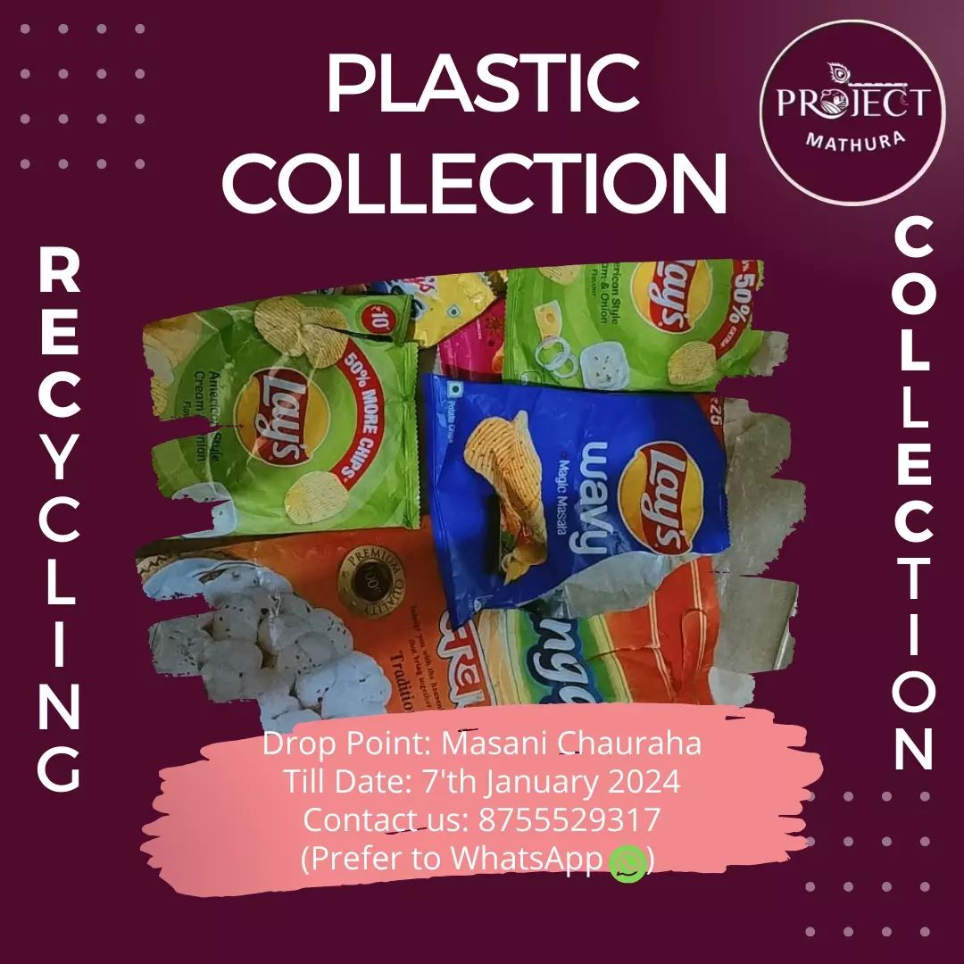 projectmathura's tweet photo. #Recycling
#Sustainability
#SwachhBharat
#SustainableLiving
Don't miss out! Submit your PLASTIC COLLECTION FOR RECYCLING by January 7th.

Any queries, contact us at 87555 29317 (Prefer WhatsApp)
@CommissionerAgr
@IASshashank10
@NVrindavan
@rituias2003 https://t.co/NYD99D6qIl
