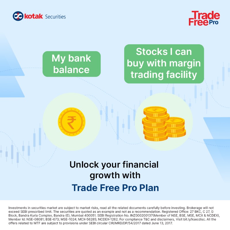 kotakneo's tweet photo. That’s the power of Margin Trading Facility 😎
Switch to our Trade Free Pro plan today!
Disc: https://t.co/mM1sKSDjB8
#KotakSecurities #KotakNeo #MarginTradingFacility #TradeFreePro
#Trading