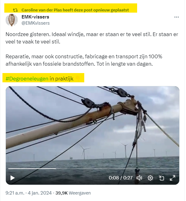 ton_aarts's tweet photo. Nou nee, @lientje1967 want het is in 60 seconden Google uit te leggen

Let op, daar gaan we:

1. Dit windpark (Hollandse Kust Noord) is letterlijk pas enige weken terug (!) volledig in gebruik gegaan.

69 windturbines, waarvan "3 januari, windkracht zes" er 13 stilstonden

1/x https://t.co/Lk7ep3t3iH