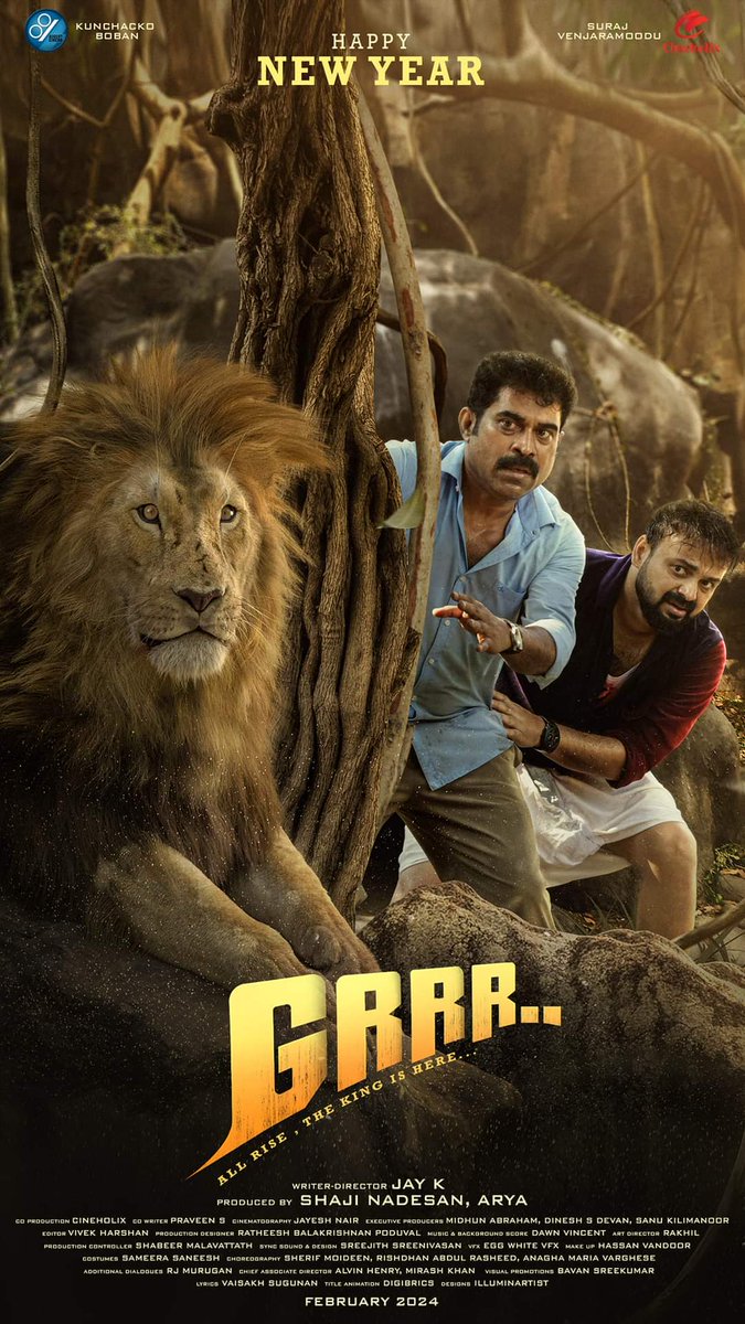 vrbreakborders's tweet photo. Subtitling next! #Grrr directed by Jay K, starring #KunchackoBoban and #SurajVenjarammoodu and produced by @AugustCinemaInd https://t.co/oRZbMG9vfZ