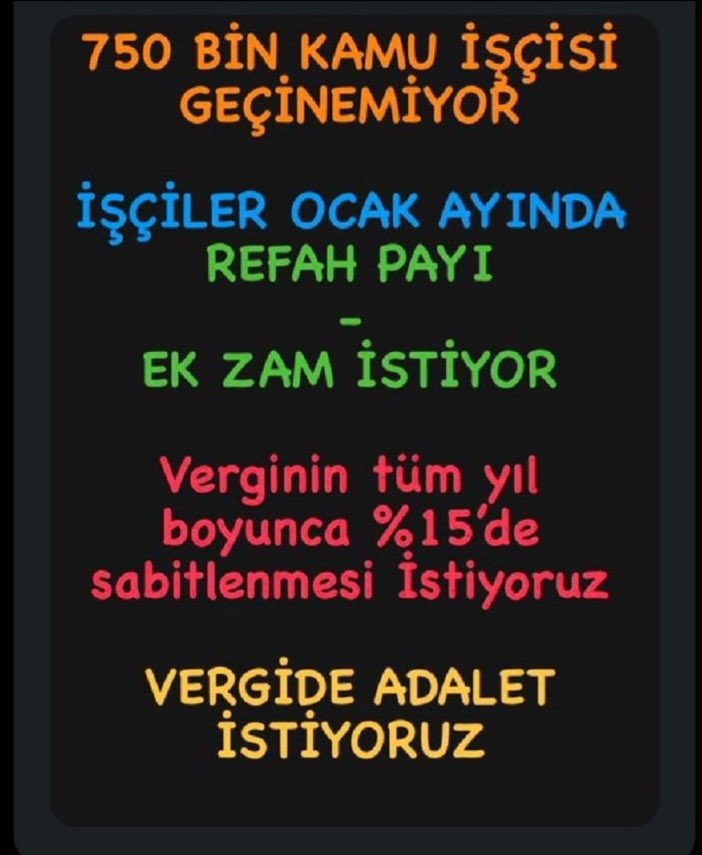 mitAKPINAR11's tweet photo. #kamuiscilerizamistiyor #SeyyanenZam  #kamuiscisiekzamistiyor https://t.co/qnfeHShVJK