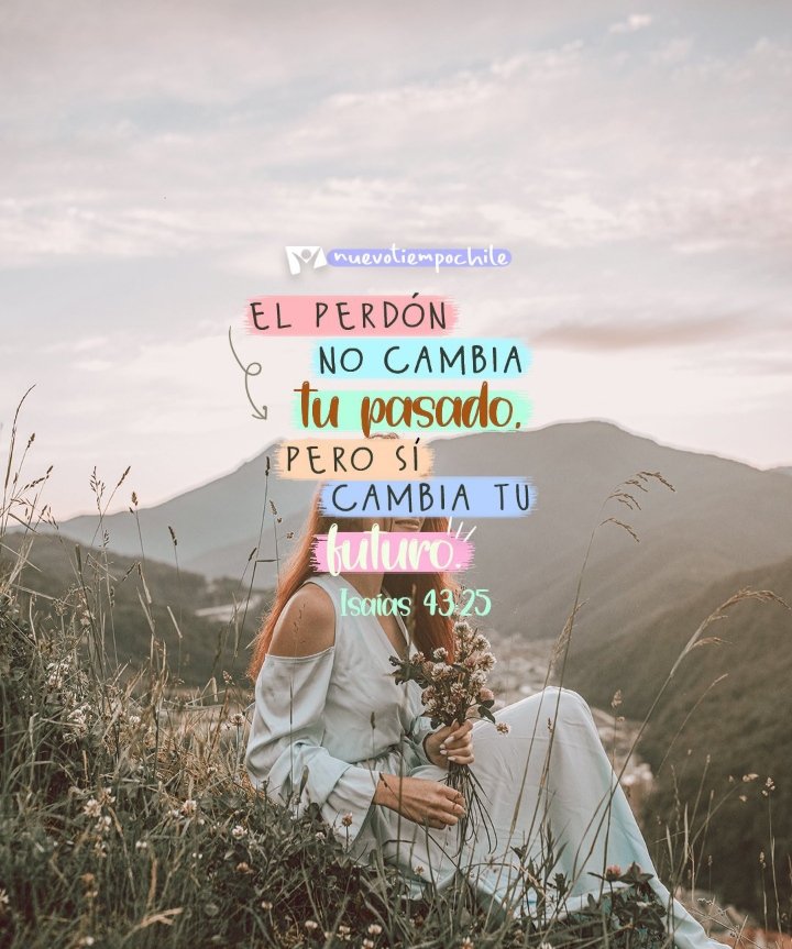 "No temas, que yo te he libertado;
yo te llamé por tu nombre, tú eres mío.
Si tienes que pasar por el agua, yo estaré contigo,
si tienes que cruzar ríos, no te ahogarás;
si tienes que pasar por el fuego, no te quemarás,
las llamas no arderán en ti."
Isaías 43 #rpsp