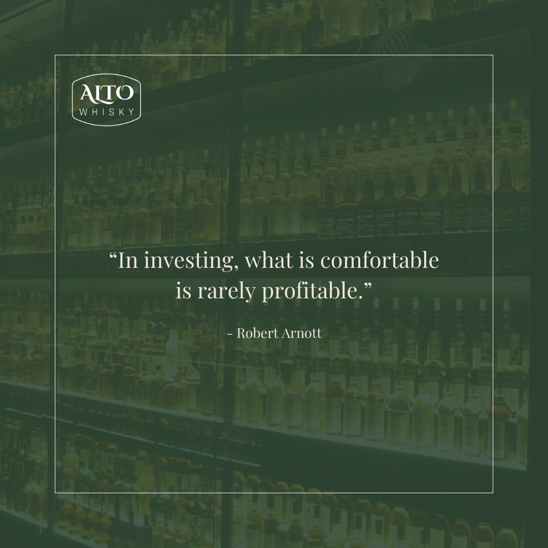 Stepping outside your comfort zone is the key to profitable investing.

#altowhisky #whisky #whiskylife #whiskycaskinvestment #liquidgold #scotchwhisky #distillery #whiskycasks #investwithalto #whiskylover  #investment #whiskyinvestment