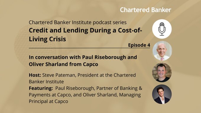 Listen to episode 4 of our Credit and Lending During a Cost-of-Living Crisis podcast to explore the intricacies of #ConsumerDuty and learn how financial institutions can support vulnerable customers through new products and services.

Listen here: bit.ly/3v1d3JW