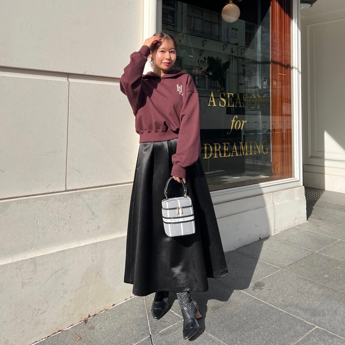 トップス herlipto lounge hoodie cherry brown HLT Lounge Hoodie herlipto cherrybrown