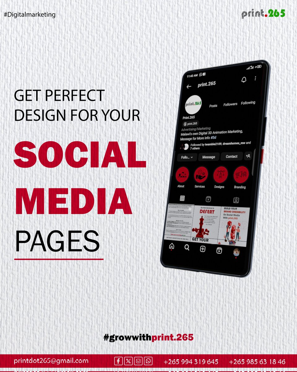 Elevate your brand's identity with flawless designs from #Print254. Where creativity meets precision! 🚀🎨 #BrandPerfection #Print254Designs #Malawi #lilongwe