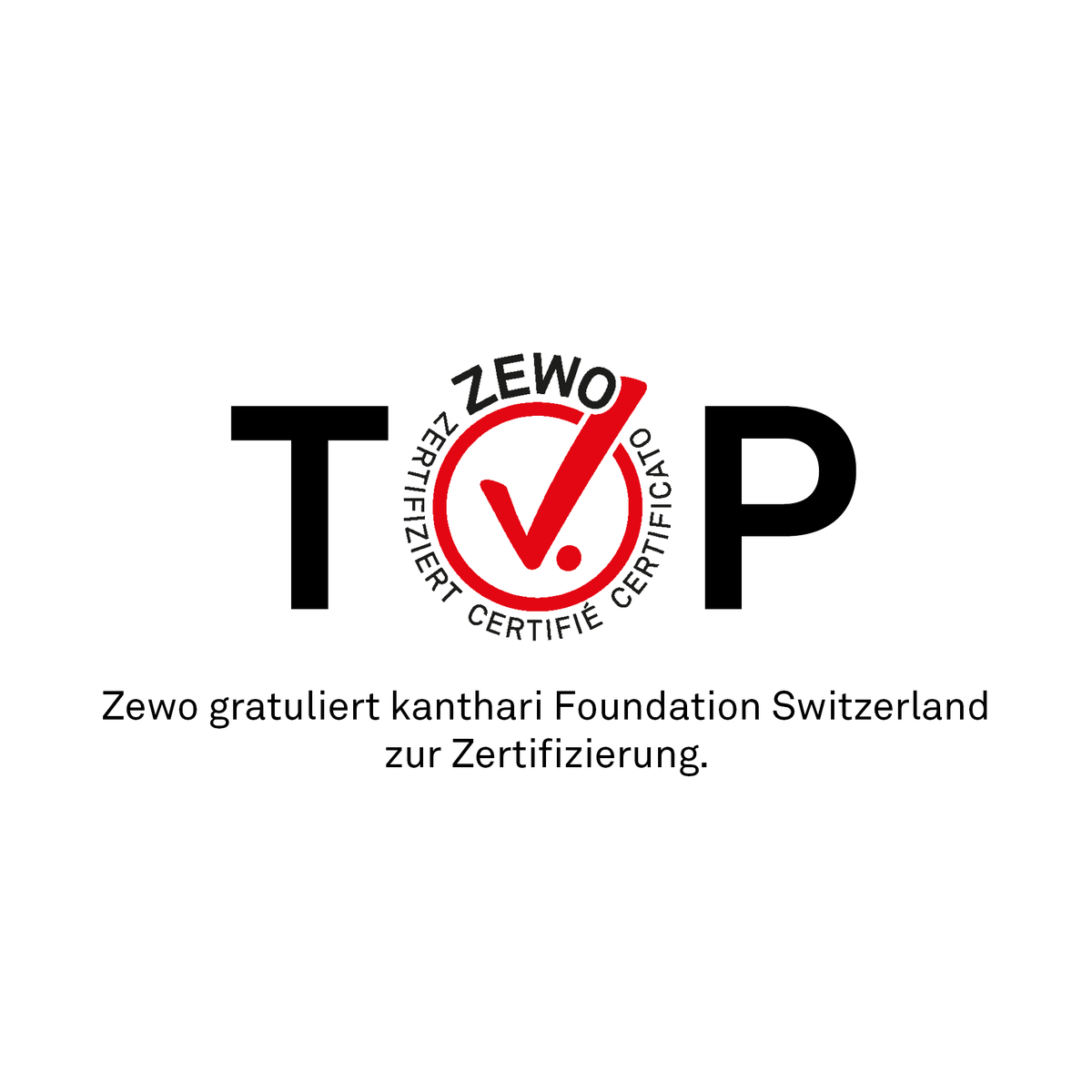 Herzliche Gratulation! Die Organisation <a href="/Kantharis/">kanthari</a>  hat die Prüfung für die Zertifizierung erfolgreich absolviert. Sie trägt neu das Zewo-Gütesiegel. Bei zertifizierten Organisationen ist Ihre Spende in guten Händen: zewo.ch/de
#npo #spenden