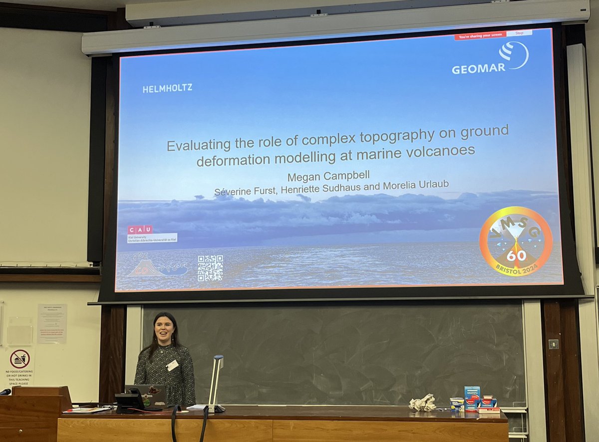 Really enjoying @vmsg2024 I had a great experience presenting for the first time 🌋 🌊 If you have any questions about my work feel free to get in touch or come and say hi! @GEOMAR_en @kielunimarine