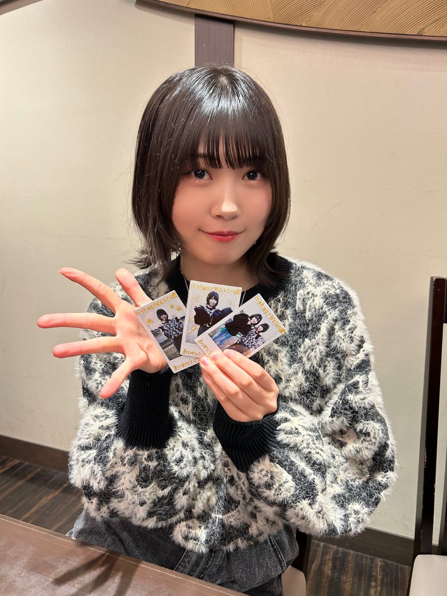 ⋱#ニアジョイどらい部 から⋰ #小澤愛実 さんサイン入りチェキ